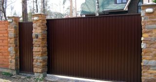 Купить откатные ворота консольные Обнинск, цена от 2821 руб.