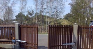 Купить распашные ворота из штакетника Обнинск, цена от 2768 руб.